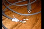USB Extension Cable (After cutting plug and stripping)